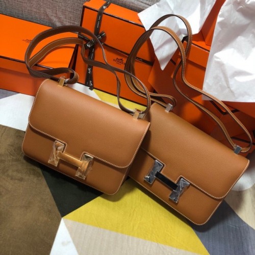 Hermes Original Espom Leather Constance Bag 5333 marrón