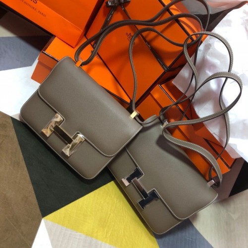 Hermes Original Espom Leather Constance Bag 5333 gris