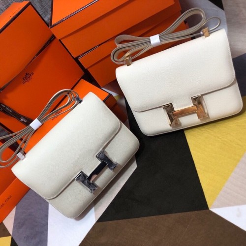 Hermes Original Espom Leather Constance Bag 5333 blanco