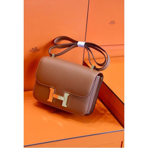 Hermes Original Espom Leather Constance Bag H9978 Trigo