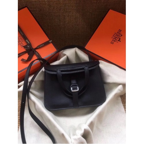 Hermes Original Halzan mini bolso H069523 negro