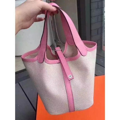 Hermes Picotin Lock 18cm Bolso Lona HPL8618T Sakura