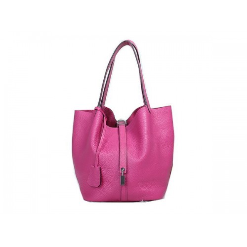 Bolso Hermes Picotin Lock MM en cuero original Rose