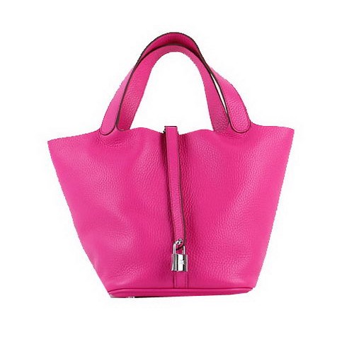 Hermes Picotin Lock PM Bolsas Clemence Leather H8615 Rose