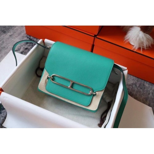 Hermes Roulis 19cm Evercolor 9D H9003 Agua de lago verde&Plata