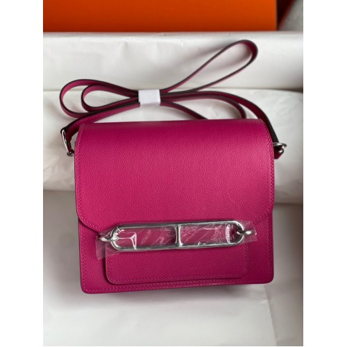 Hermes Roulis 19cm Evercolor 9D H9003 púrpura y plata