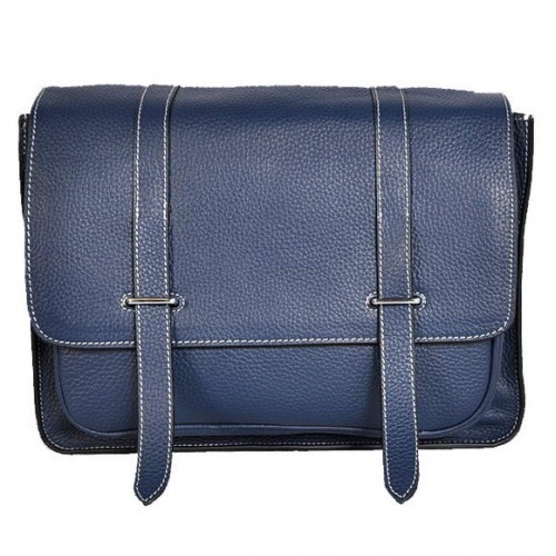 Hermes Steve 32CM Bolsa para hombre Clemencia azul oscuro