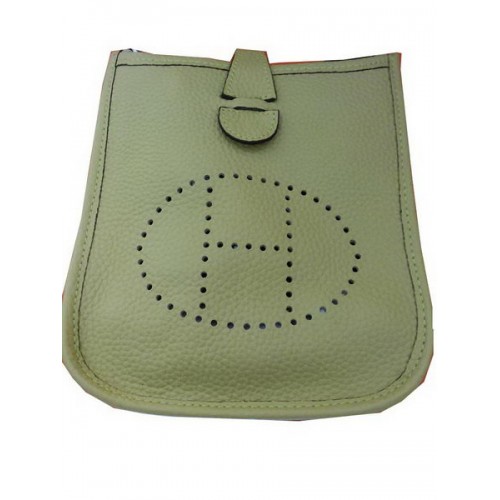 Hermes mini Evelyne Messenger Bag H1608S Verde claro