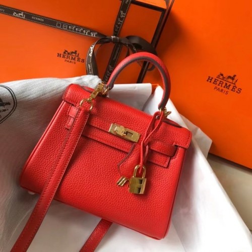 Hermes Birkin Togo Cuero 22590 rojo