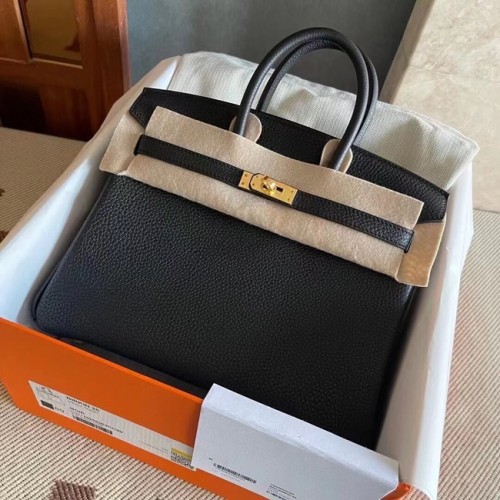 Hermes Original Togo Cuero HB25O Negro