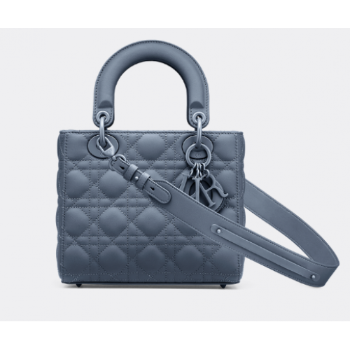 BOLSO LADY DIOR MY ABCDIOR Azul vaquero oscuro Piel de becerro Cannage ultramate M0538SLOI