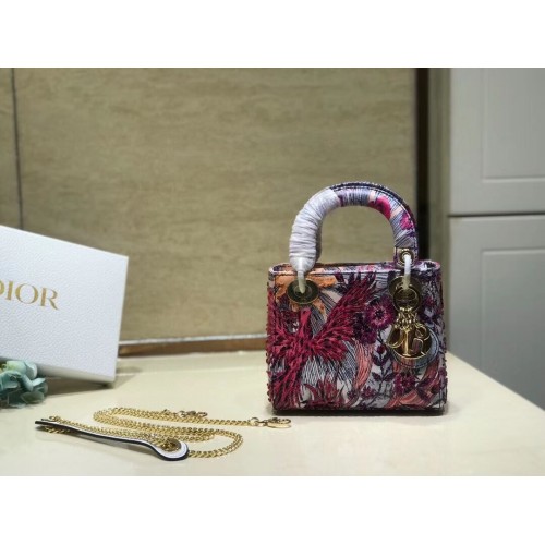 LADY DIOR cuero vacuno bordado AD0168-5