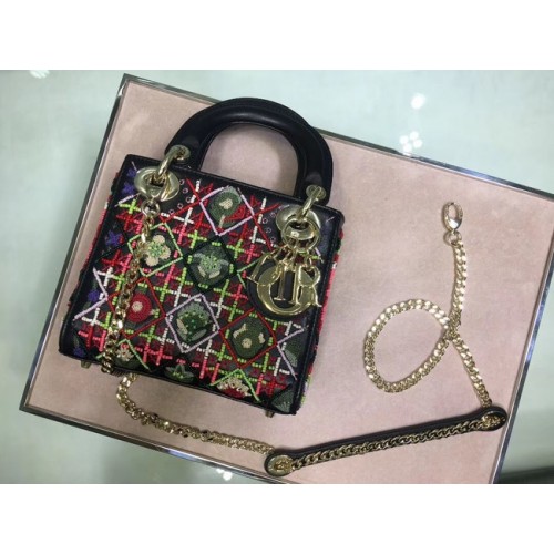 LADY DIOR cuero vacuno bordado M05052