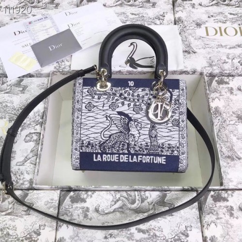 LADY DIOR cuero vacuno bordado M0565-4