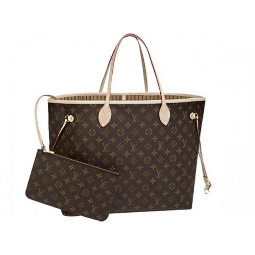 LOUIS VUITTON M40990 LONA MONOGRAMA NEVERFULL GM BEIGE