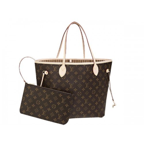 LOUIS VUITTON M40995 LONA MONOGRAM NEVERFULL MM BEIGE