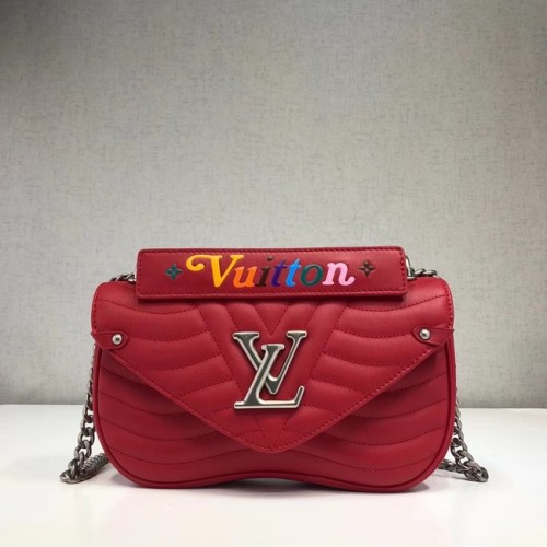 LOUIS VUITTON NEW WAVE BOLSO CON CADENA MM M51943 rojo