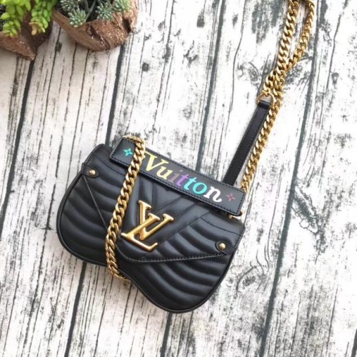 LOUIS VUITTON NEW WAVE BOLSO CON CADENA PM M51683 negro