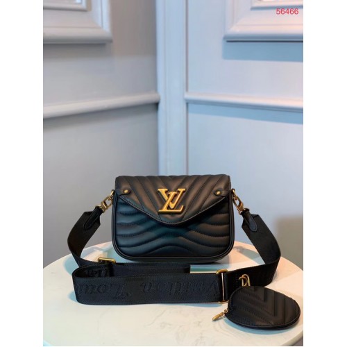 LOUIS VUITTON NEW WAVE Bolso de hombro M56466 negro