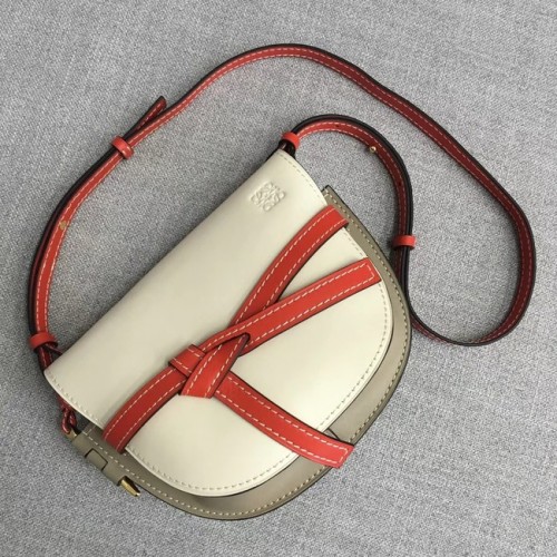 Loewe Crossbody Bolsos Original Leather 8088 cremoso-blanco