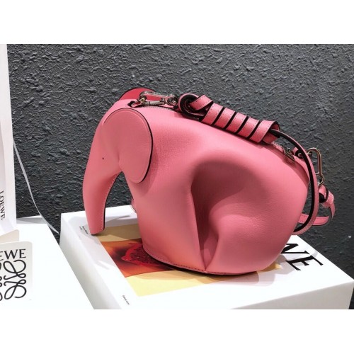 Loewe Elephant Mini Bandolera de Piel LE8922 Rosa