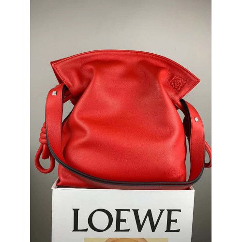 Bolsos Loewe Lucky Cuero Original LE10199 Rojo