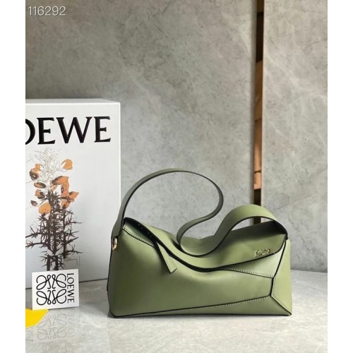Bolso de piel original Loewe LE10188 verde