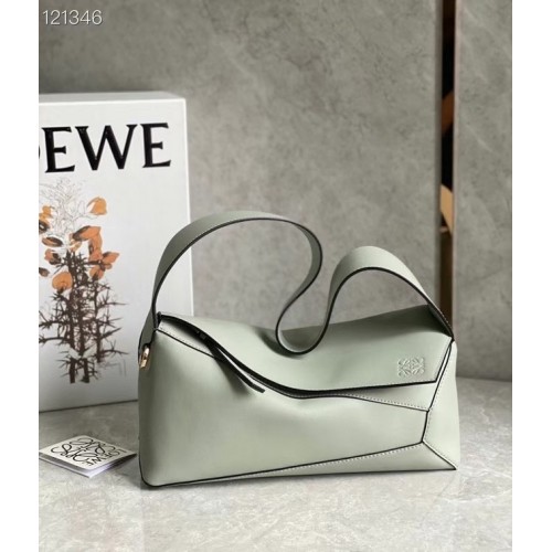 Bolso Loewe Original en Piel LE10188 verde claro