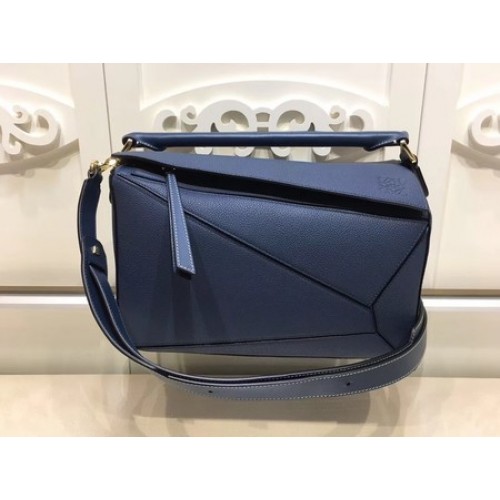 Bolso Loewe Puzzle Original Cuero L9122 Azul