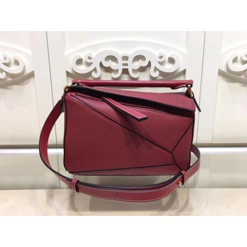 Bolso Loewe Puzzle Original Cuero L9122 Rojo