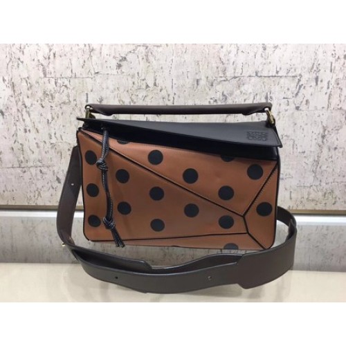 Bolso Loewe Puzzle Original Cuero L9123 Marrón