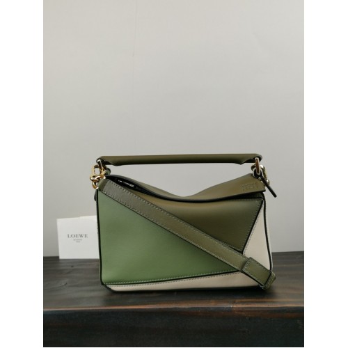 Bolso Loewe Puzzle Original Cuero 61840 verde