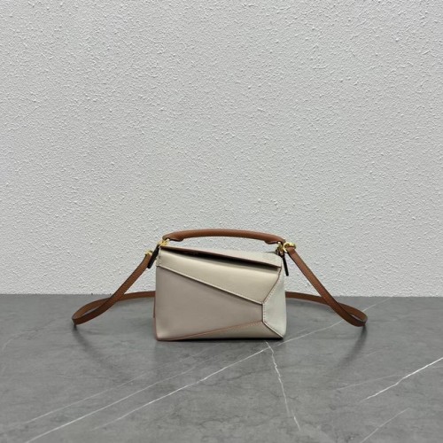 Loewe mini Bolso Puzzle Original Cuero 6124 gris