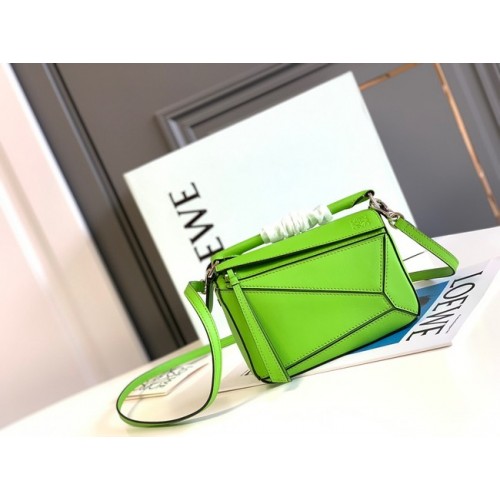 Loewe mini Bolso Puzzle Original Cuero 6124 verde