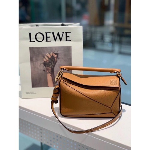 Loewe mini Bolso Puzzle Original Cuero 61841 marrón