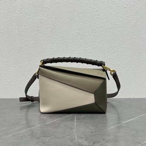 Bolso Loewe pequeño Puzzle Original Cuero A6125 gris