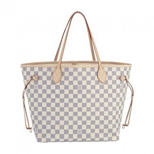 Lona Louis Vuitton Damier Azur Neverfull MM N51107