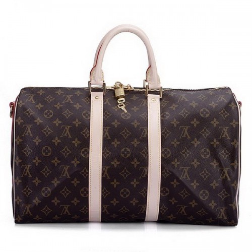 Louis Vuitton Monogram Canvas Keepall 45 con correa para el hombro M41418