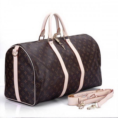 Louis Vuitton Monogram Canvas Keepall 50 con correa para el hombro M41416