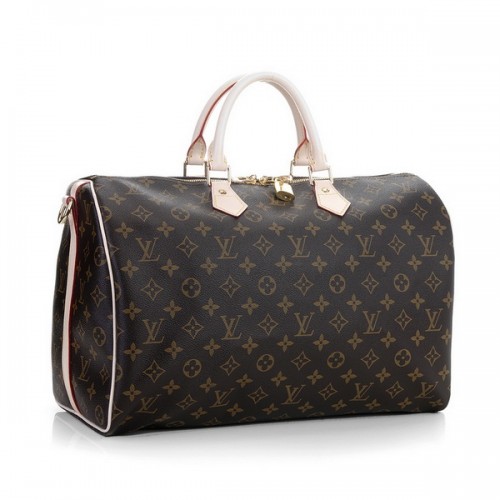 Louis Vuitton Monogram Canvas Speedy 40 con correa para el hombro M40393