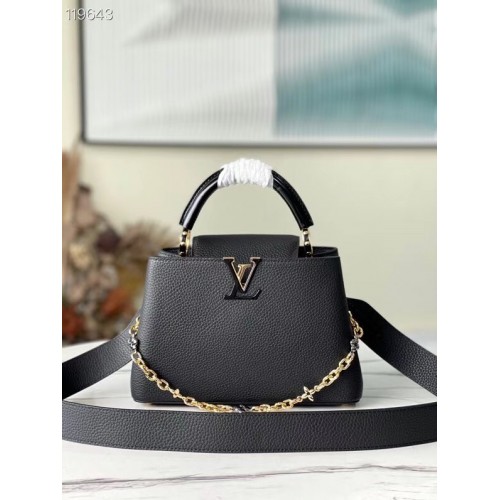 Louis Vuitton CAPUCINES BB M48865 negro