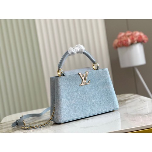 Louis Vuitton CAPUCINES BB M48865 azul claro