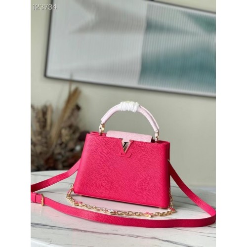 Louis Vuitton CAPUCINES BB M48865 rosa y rosa