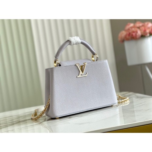Louis Vuitton CAPUCINES BB M57227 Blanco Perla