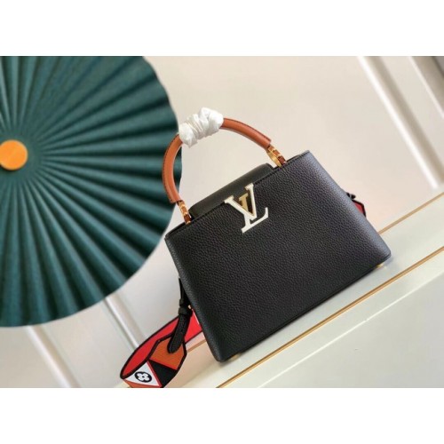 Louis Vuitton CAPUCINES BB M59266 Negro Rojo