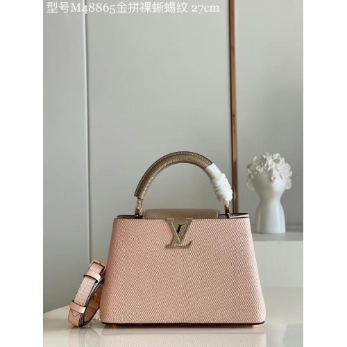 Louis Vuitton CAPUCINES BB M59266 rosa claro