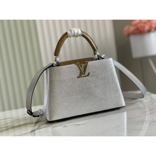 Louis Vuitton CAPUCINES BB M59266 plata
