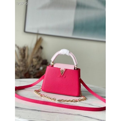 Louis Vuitton CAPUCINES MINI M20708 rosa y rosa