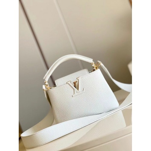Louis Vuitton CAPUCINES MINI M55985 blanco