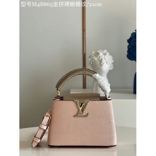 Louis Vuitton CAPUCINES MINI M59268 rosa claro